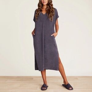 Barefoot Dreams Beach Cozy Terry Caftan Women's Navy IndigoSwim Cover-Up